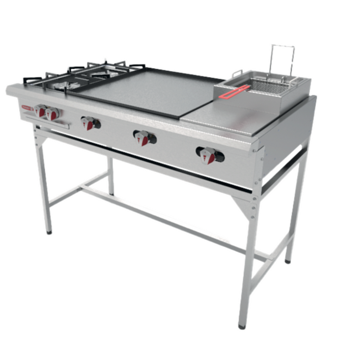 Estufa Gas Multiple 4 Quemadores Torrey EMJ-1200