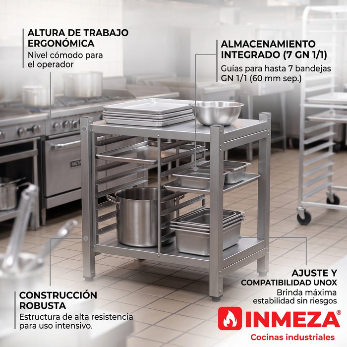 Stand Alto para Horno UNOX XWVRC-0711-H