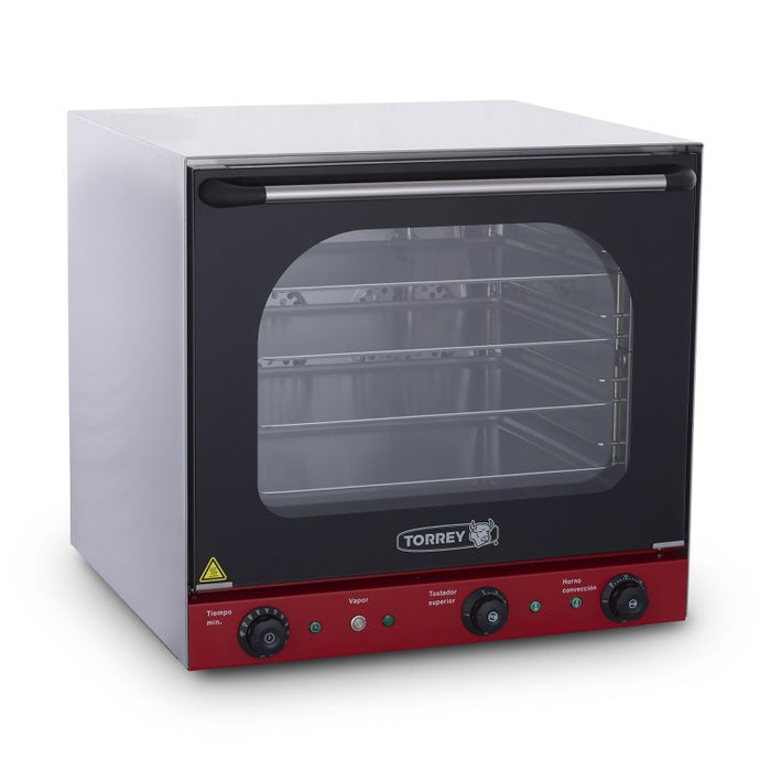Horno de Convección Eléctrico con Inyector de Vapor 2,670 W 220 V Torrey HEC-4V