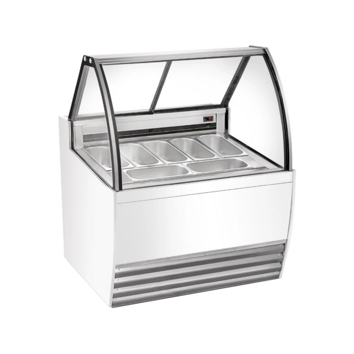 Vitrina Exhibidora De Helados 13 Insertos 1,500W 110V Migsa DW-13