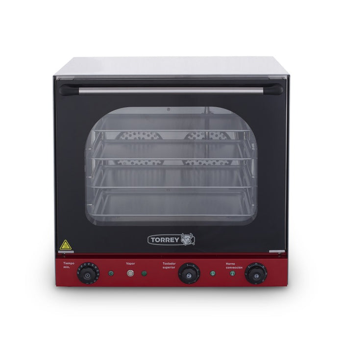 Horno de Convección Eléctrico con Inyector de Vapor 2,670 W 220 V Torrey HEC-4V