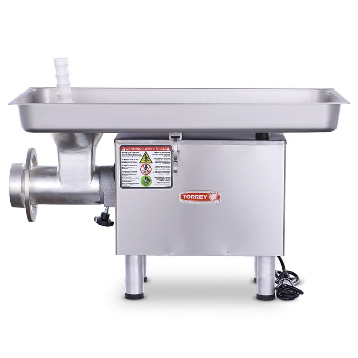 Molino Carne Para Mesa Acero Inox 1HP 110V Torrey M-22-RW-1