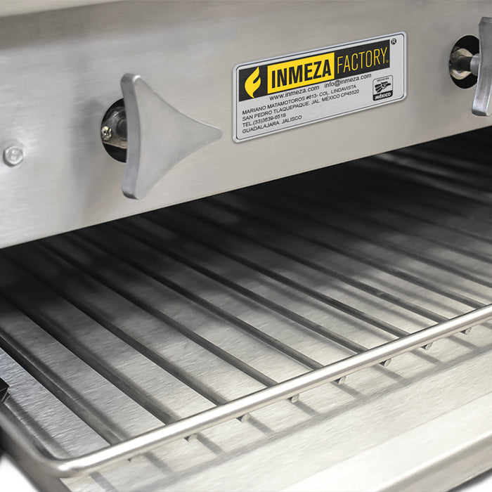 Plancha Mediana a Gas LP 3 Quemadores INMEZA FACTORY PLAMI LP