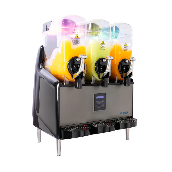 Granita 3 Tazones 12L con Iluminación Multicolor Migsa X-III