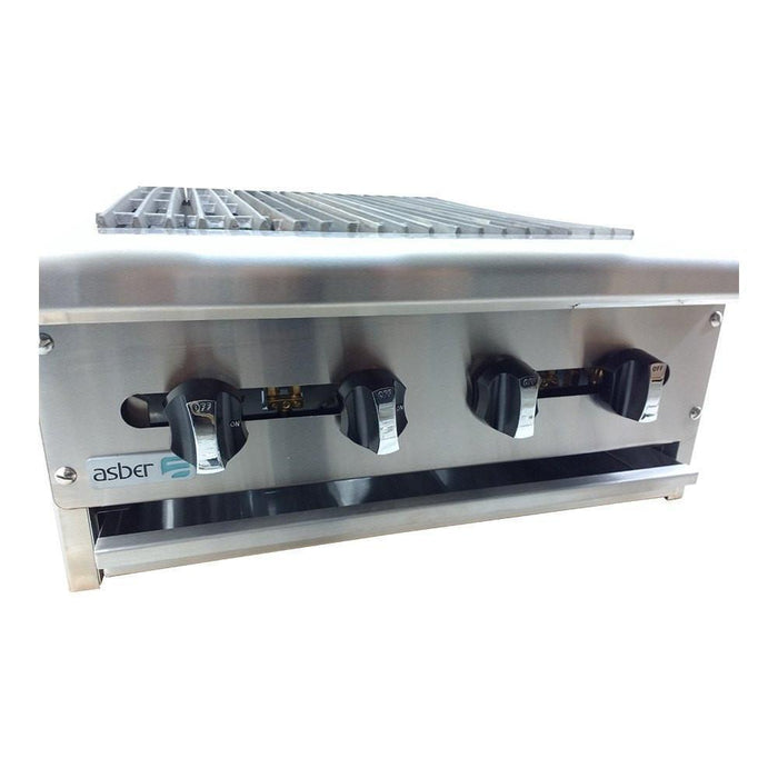 ASBER AERB-24 Asador Radiante de 24" Acero Inoxidable Envio por Cobrar Asadores ASBER 