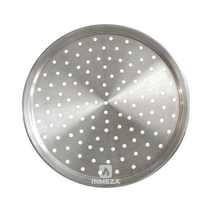 Charola Para Pizza Perforada En Aluminio # 35 BAK PZAP2035