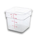 Caledonia REPOCU-4 Paquete 12 Recipientes Graduado Cuadrado Capacidad 4 Qt Recipiente Caledonia 