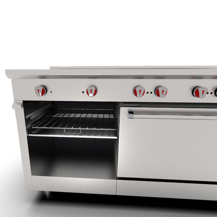 Estufa 6 Quemadores, Horno y Plancha Drago CG-61PD