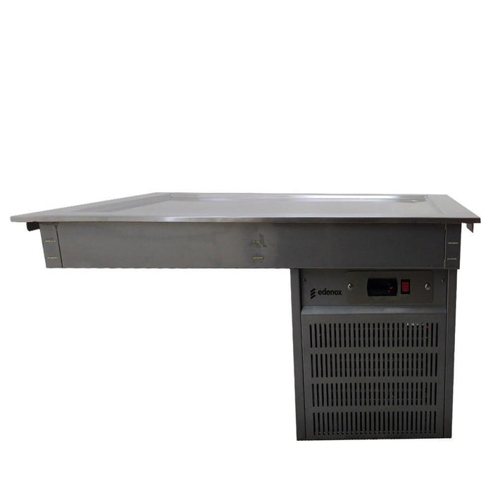 EDESA DRFP-411-CU Mesa fría con Placa Refrigerada 4 Enteros 110V Envio Cobrar Refrigeracion EDESA 