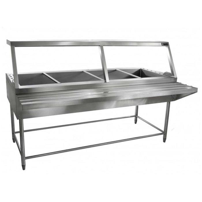 Ferro 15422105 Mesa Caliente Tipo Sanitario Con Repisa Acero Inoxidable Ferro