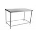 Ferro 15423103 Mesa Central Sin Entrepaño Acero Inoxidable 210 cm Ferro