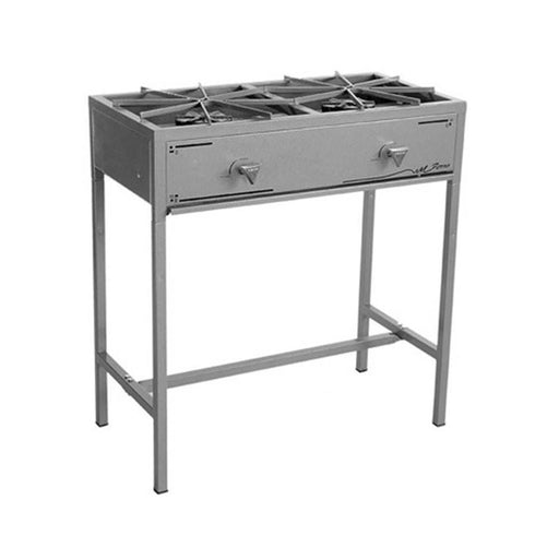 Ferro 16543006 Parrilla 2 Quemadores LP Baja Presión Ferro