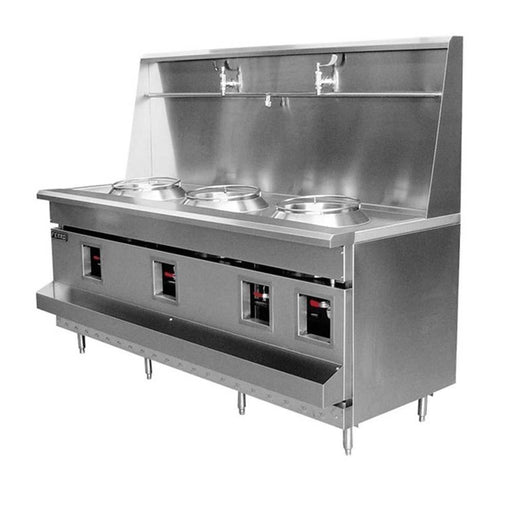 Ferro 23151605 Estufa Wok 3 Quemadores Acero Inoxidable Ferro