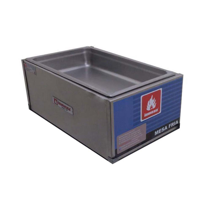 Mesa Fria Inoxidable 1 Entero Inmeza MF1/1E