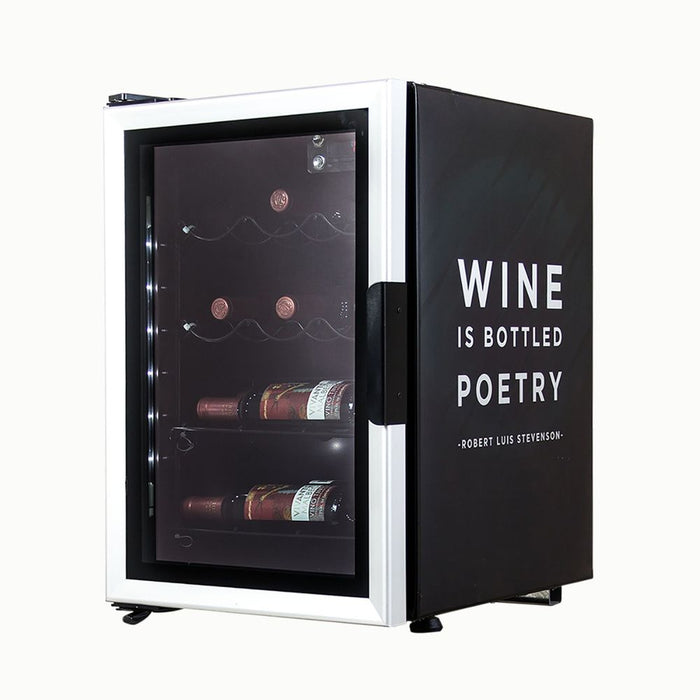 Refrigerador Cava de Vinos Negro 10 Botellas 1.9 Pies Imbera 1024301 CAVA DE VINOS