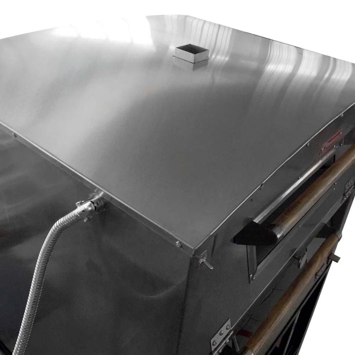 Horno Para Pan a Gas LP 4 Parrillas 8 Charolas INMEZA FACTORY HPAN4E LP