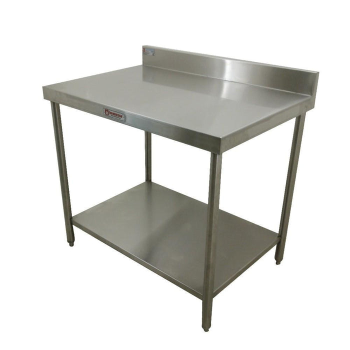Mesa de Trabajo 1 m Pared Con Entrepaño INMEZA FACTORY MP100IE