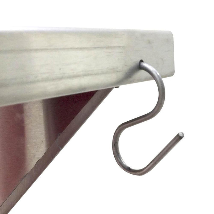 INMEZA RE140 Repisa Garabato Mediana Inoxidable 140 cm Repisas / Garabatos INMEZA 