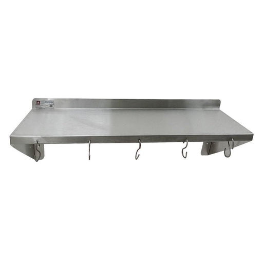 INMEZA RE90 Repisa Garabato chica en Acero Inoxidable 90x30x26 cm REPISAS INMEZA 