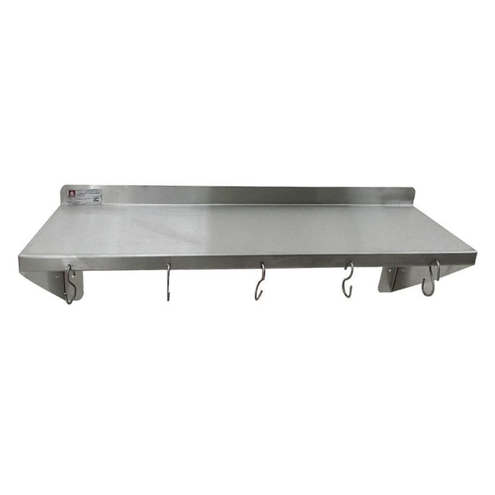 INMEZA RE90 Repisa Garabato chica en Acero Inoxidable 90x30x26 cm REPISAS INMEZA 