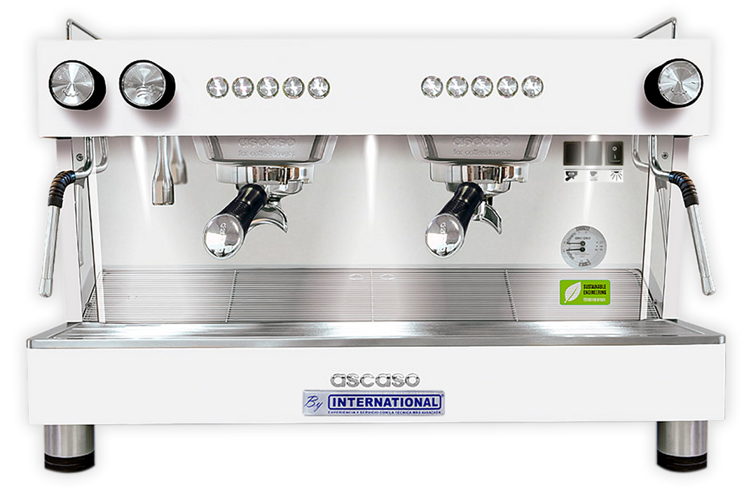 Cafetera Barista T Zero Blanca Acero Inoxidable ASCASO BT.100