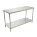 MIGSA BN-W03/150 Mesa de Trabajo Tipo Isla de Acero Inoxidable con Entrepaño 1.50 Metros Envio por Cobrar Mesas / Gabinetes / Cubiertas MIGSA 