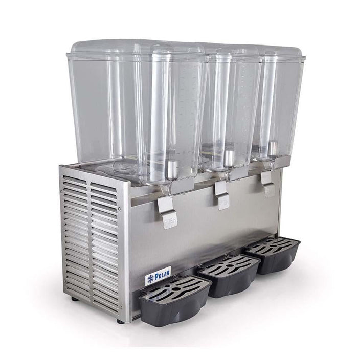 Despachador de Bebidas 3 Tazones de 18L c/u Polar DB-18X3