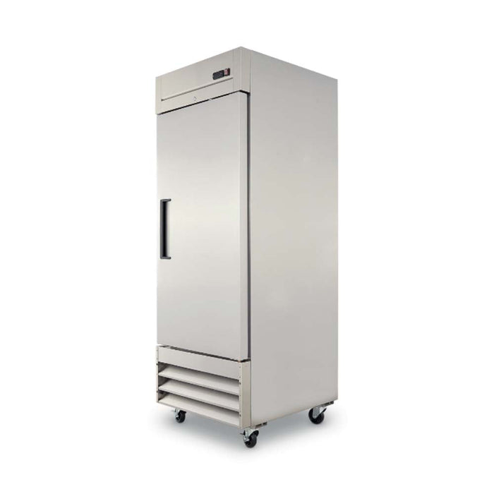 Refrigerador Vertical 1 Puerta Solida Acero Inox 23 Pies Torrey RVSA-23UI